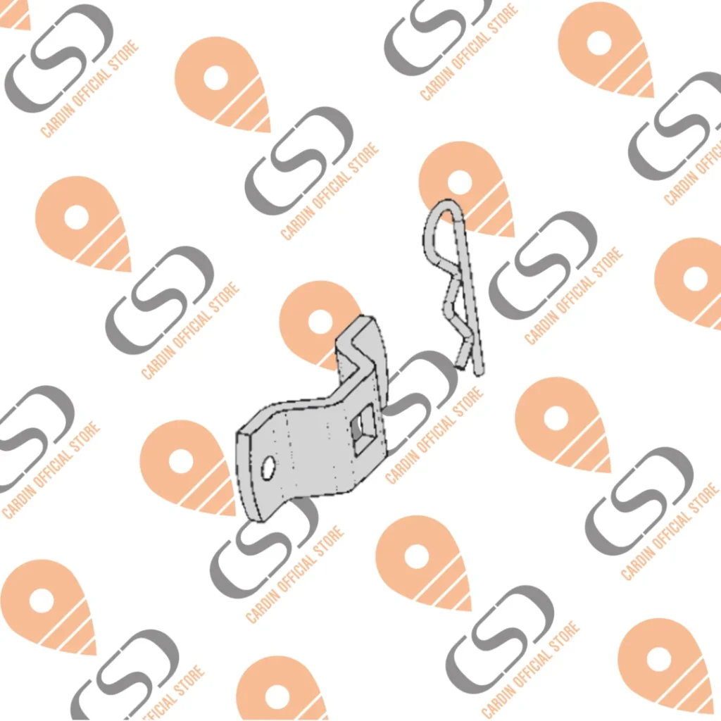 2204346 Staffa perno quadro 48mm