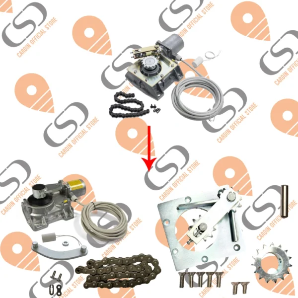 HL2518CL Sostituzione vecchi motori - Nuova automazione 230V c/encoder per ante 3mt/550kg max apertura 360°