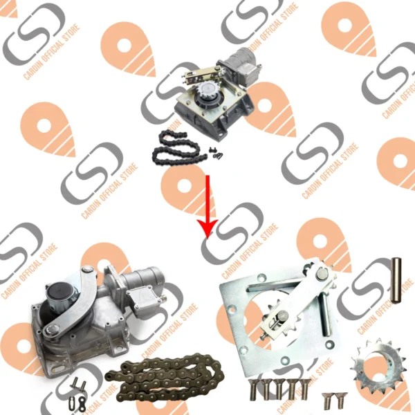 HL1824SB/ HL1824ESB Sostituzione vecchi motori - Nuova automazione HLXCORE24 + CATENA